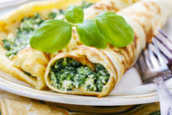 Cheese And Spinach Pancakes
