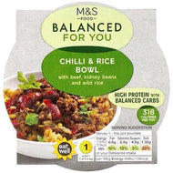 M&S Balanced For You Chilli & Rice