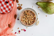 Chocolate, Pear & Ginger Overnight Oats